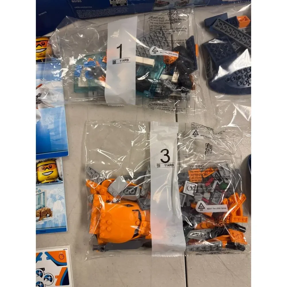 LEGO City Arctic Air Transport 60193 277pcs New Open Box Sealed Bags Complete